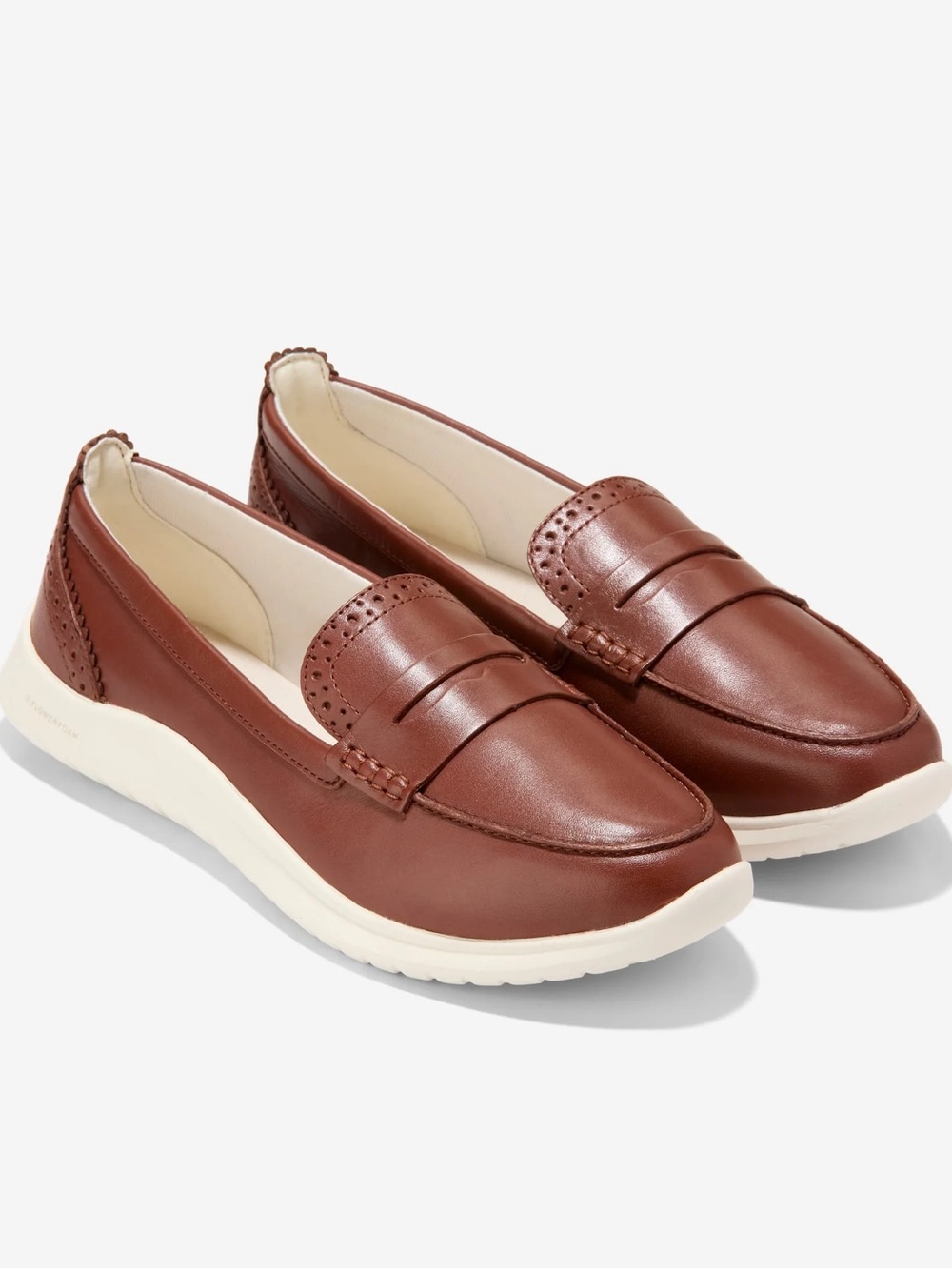 Cole Haan Men’s Tan Leather Penny Loafers